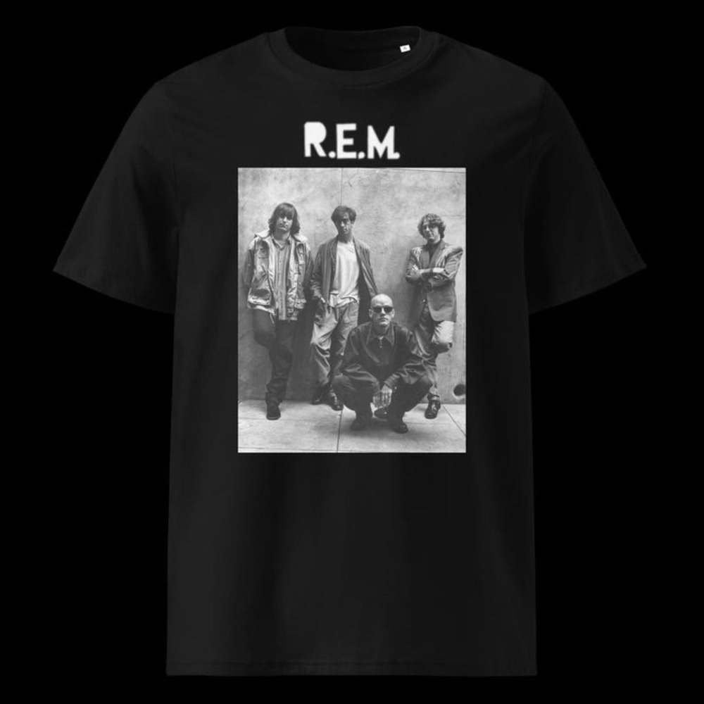 R.E.M. Band Tee Black